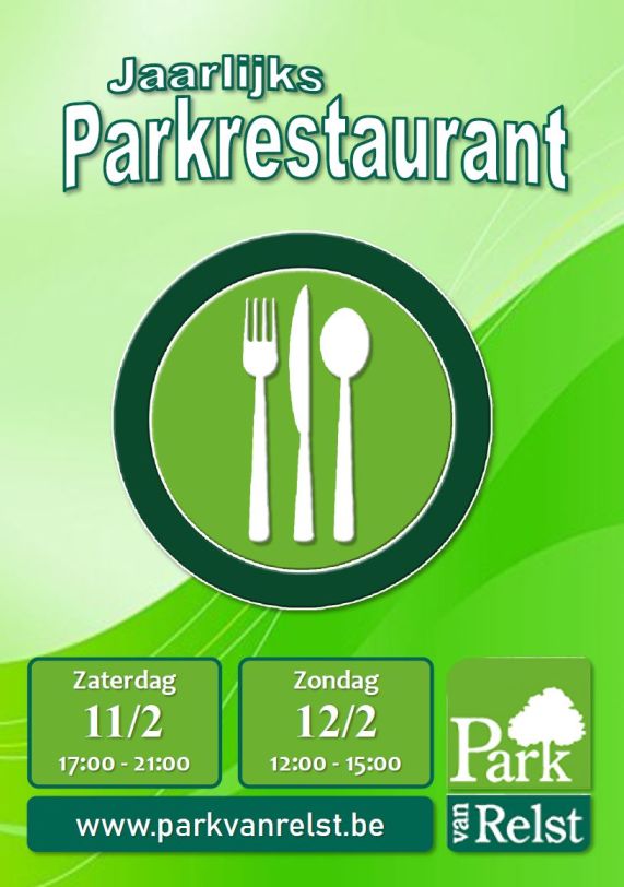 Parkrestaurant 2023 - voorpagina